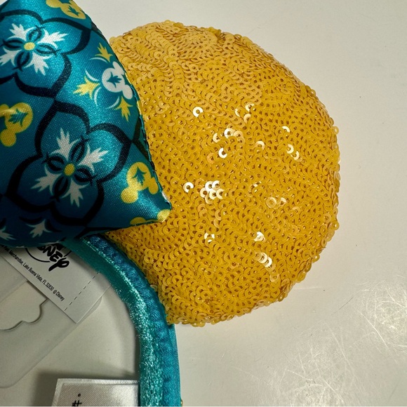 NWT. Disney Parks Salut Limon Epcot Italy Lemon Minnie Mouse Ears Headband. - Picture 5 of 12
